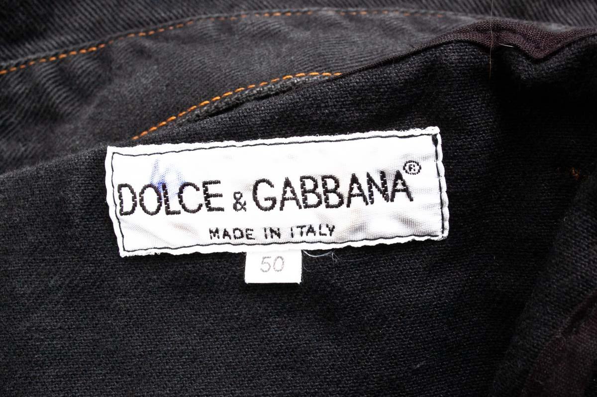 Vintage Dolce&Gabbana Mainline Denim Men Jacket Size 50IT(L) S125 For Sale 3