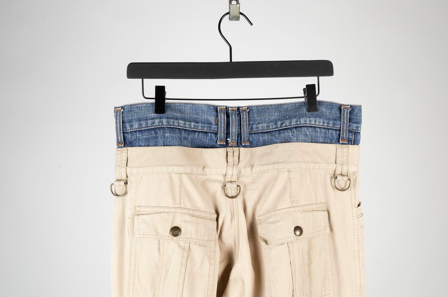 Men's Vintage Dolce&Gabbana Men Cargo Pants Trousers Main Line Size ITA46 (Medium) For Sale