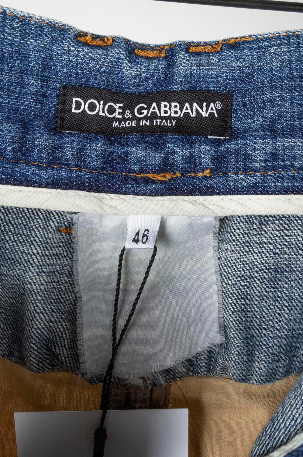 Vintage Dolce&Gabbana Men Cargo Pants Trousers Main Line Size ITA46 (Medium) For Sale 1