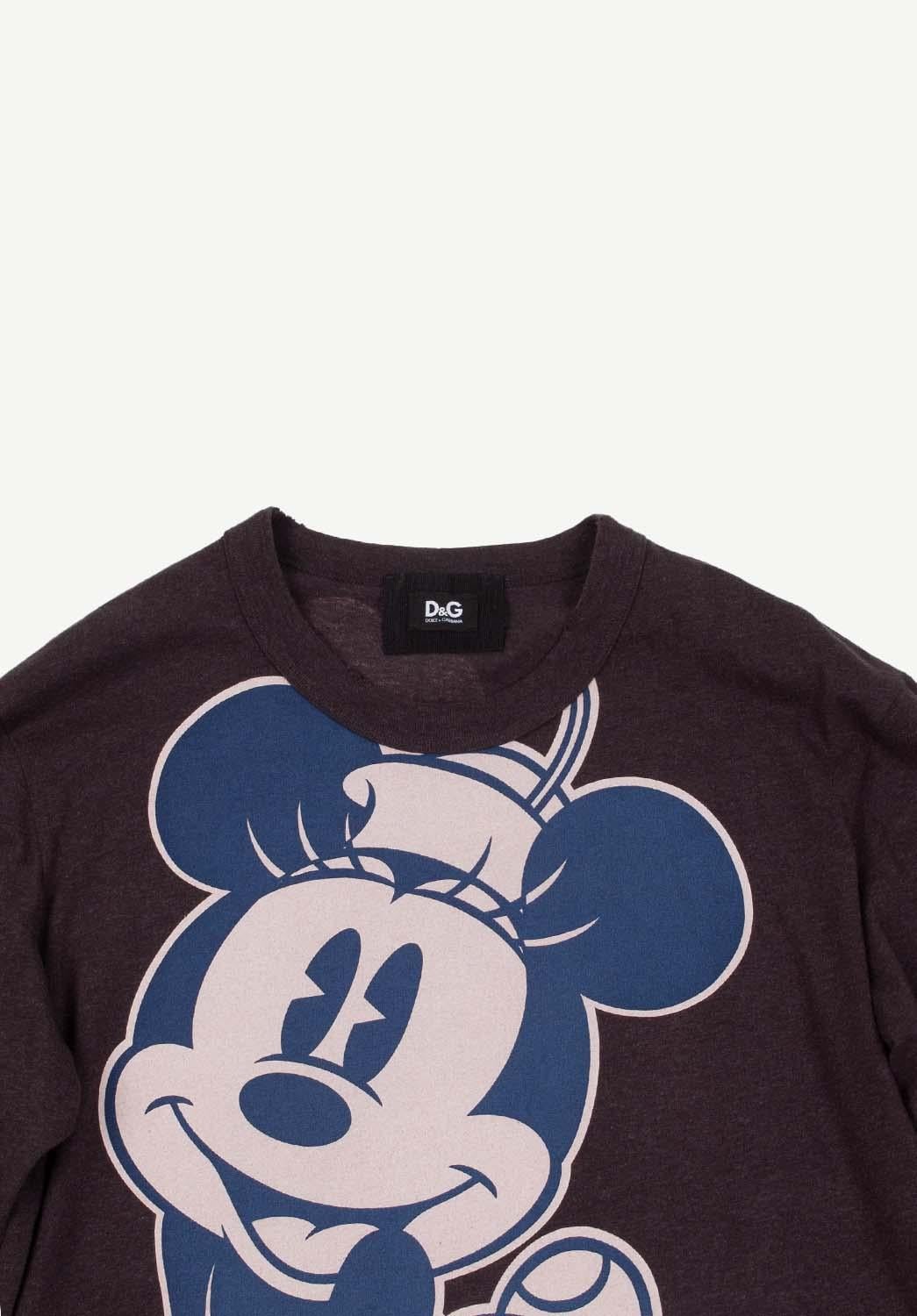 Item for sale is 100% genuine Vintage Dolce&Gabbana Sweatshirt Minnie Mouse S133
Color: Grey/Multi
(An actual color may a bit vary due to individual computer screen interpretation)
Material: 100% cotton
Tag size: 46IT(runs Medium) 
This sweater is