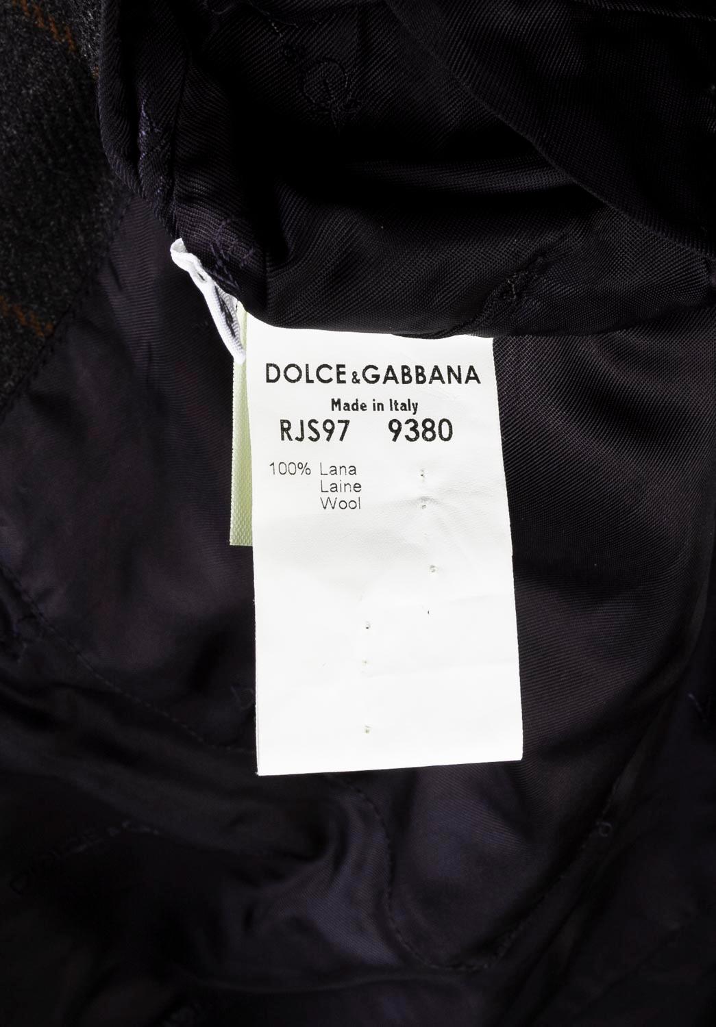 Vintage Dolce&Gabbana Multicolored Men Blazer Men Jacket Size 48IT (M) For Sale 4