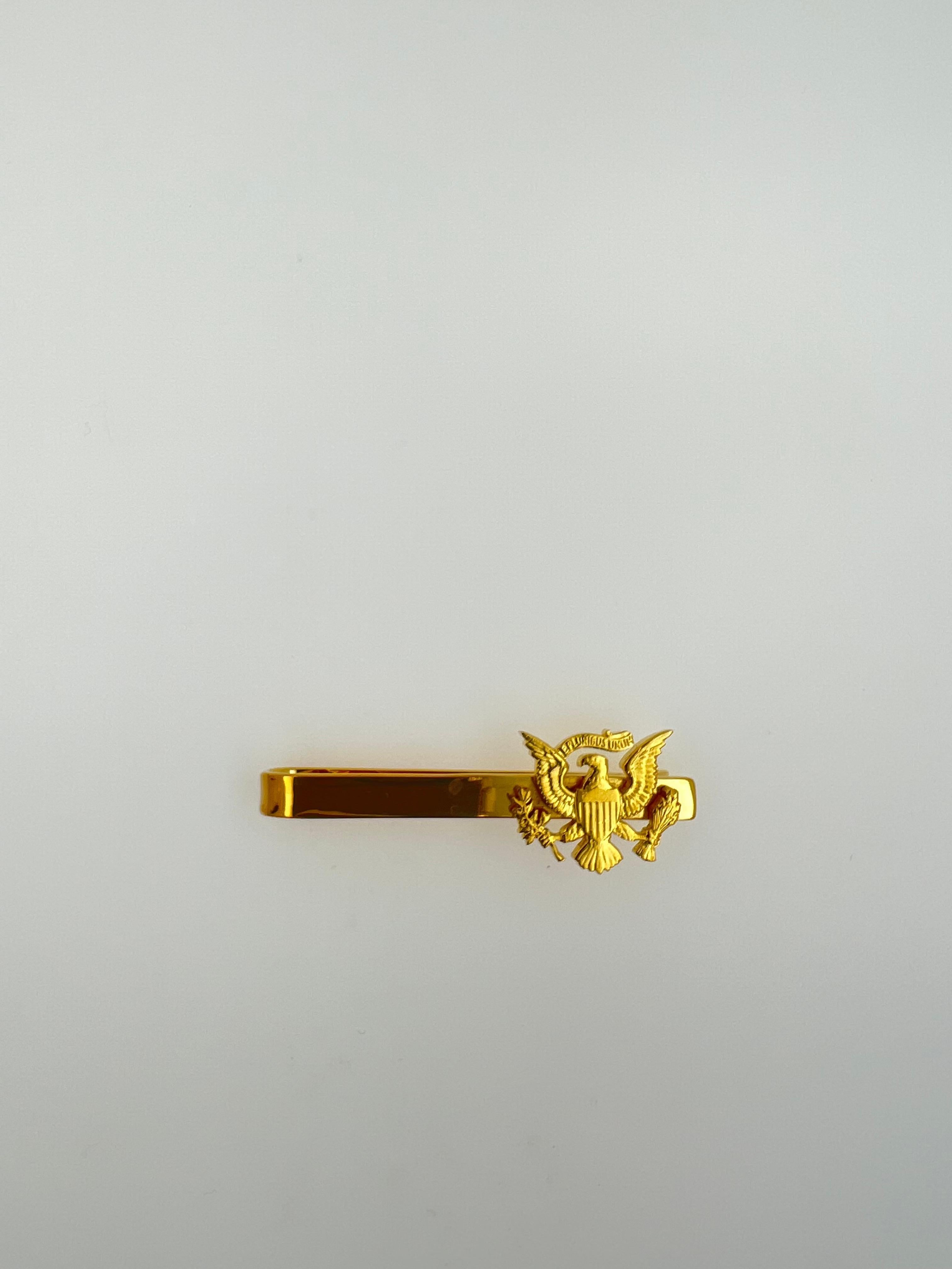 Rétro Fermoir à clip pour pièce de monnaie vintage en or jaune et argent sterling vermeil avec pièce de monnaie en vente