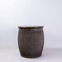 Vintage "Dolly Tub" Rival Side Table - Polished stone top - Circa 1930