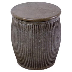 Vintage "Dolly Tub" Rival Side Table - Polished stone top - Circa 1930