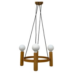 Vintage Domus Danish design hanging lamp chandelier , 1970s