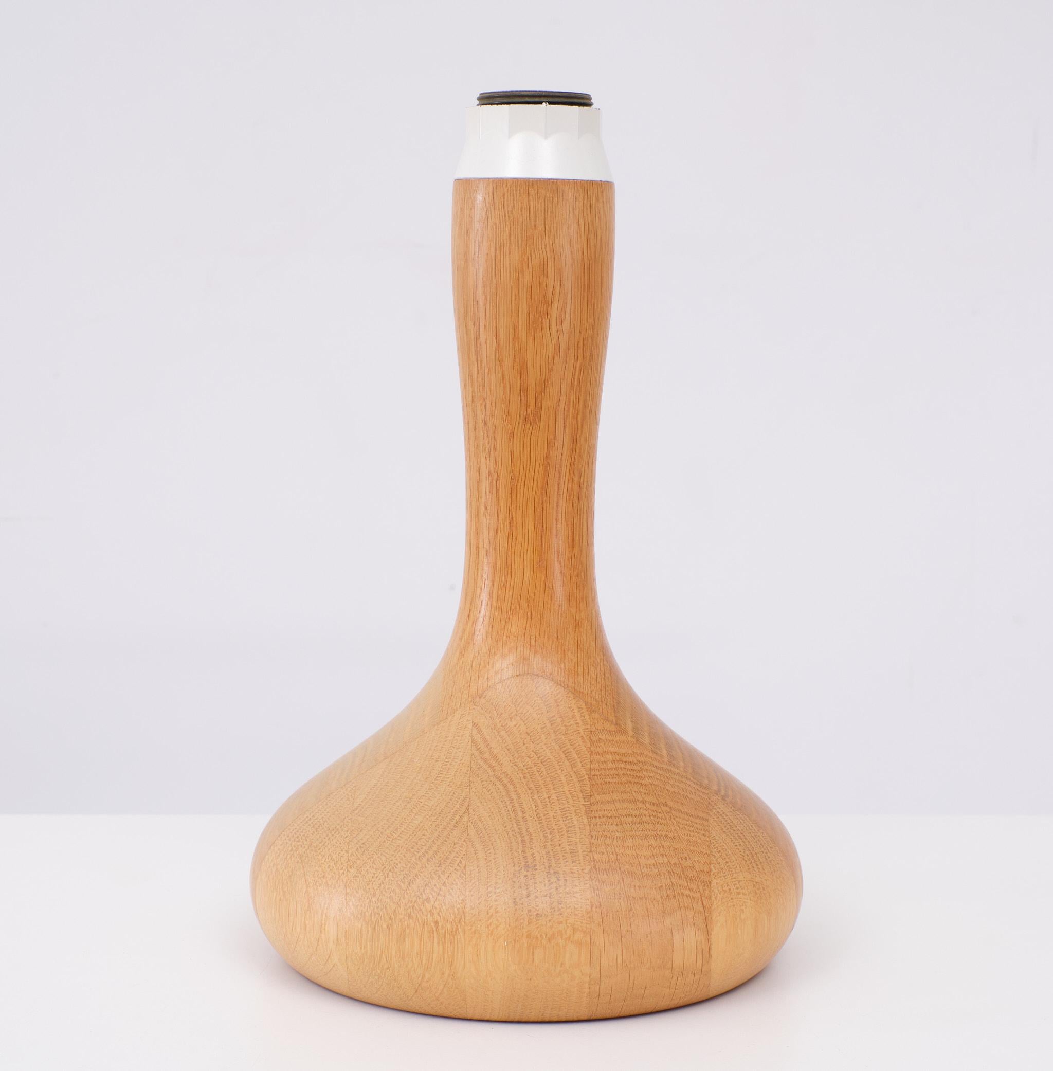 Vintage Domus Teak Table lamp 1960s Germany In Good Condition For Sale In Den Haag, NL