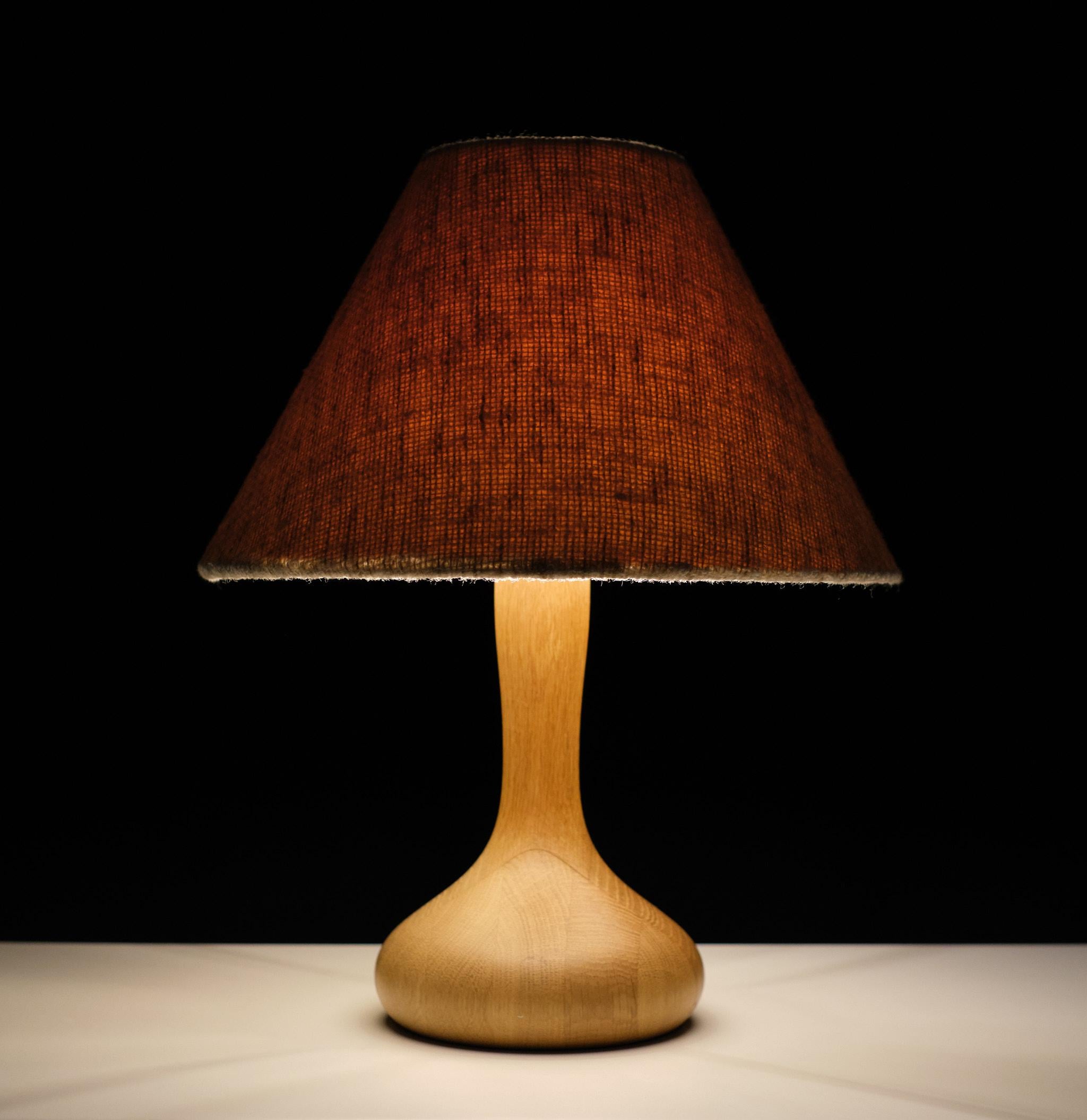 Domus Teakholz-Tischlampe, 1960er Jahre, Deutschland 3