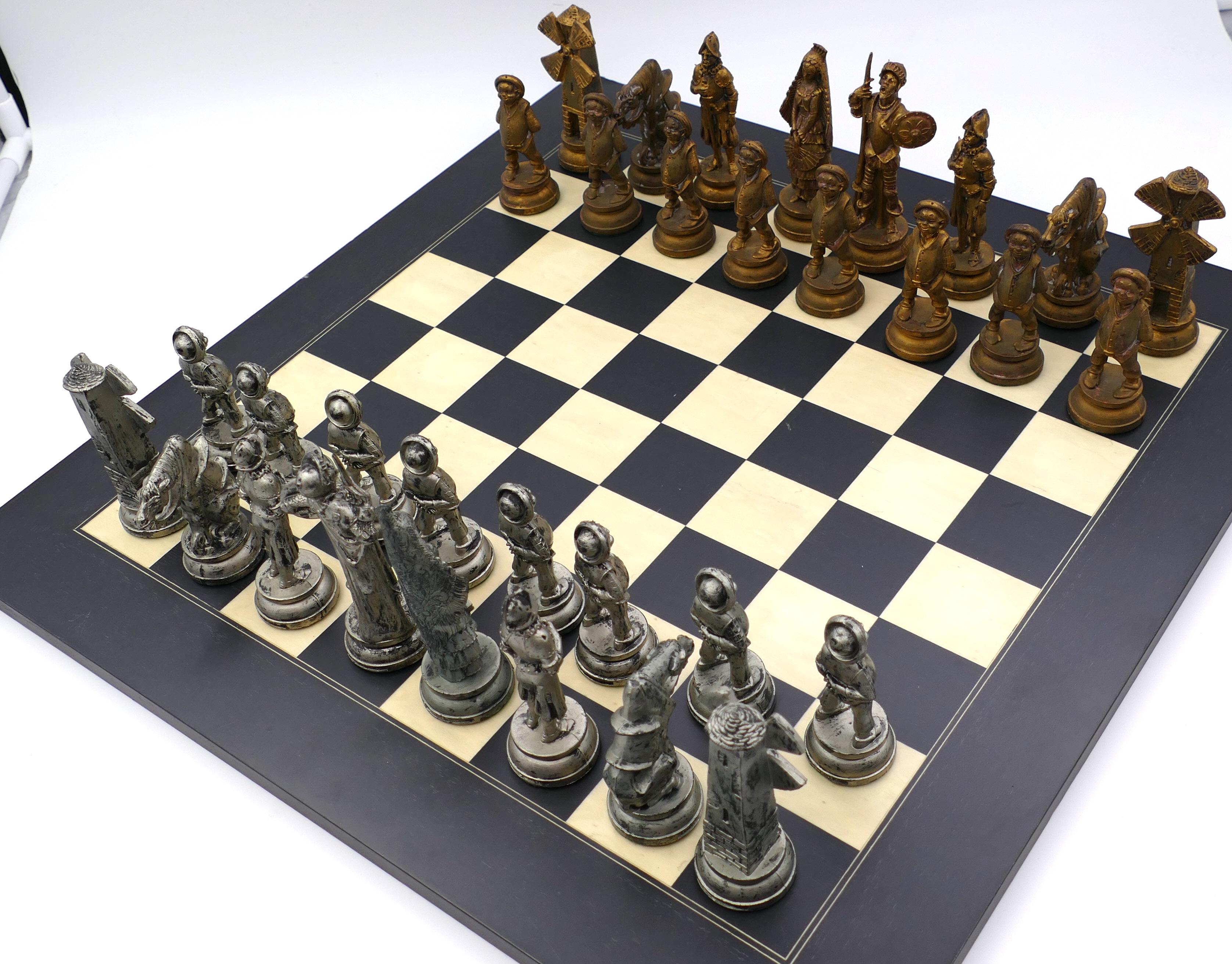 don quixote chess set