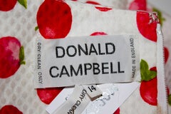 Vintage Donald Campbell Fruit Print Cotton Dress