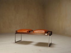 Vintage Donati Latina Stilglass Bench – Mid-Century Italian Design 1970's