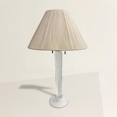 Donghia-Tischlampe aus geblasenem Glas