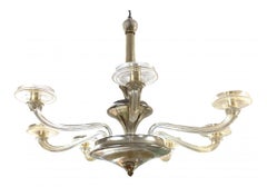 Vintage Donghia Vetri D'arte Murano Seven Arm Chandelier