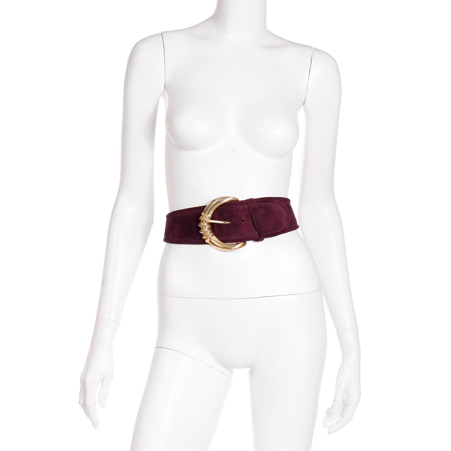 There is nothing quite like these vintage Donna Karan belts with Robert Lee Morris buckles! The quality is exceptional and we find that our clients love owning all of the different colors and styles available. Though he collaborated with several