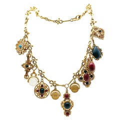 Catena con logo Donna Karan vintage 1990s