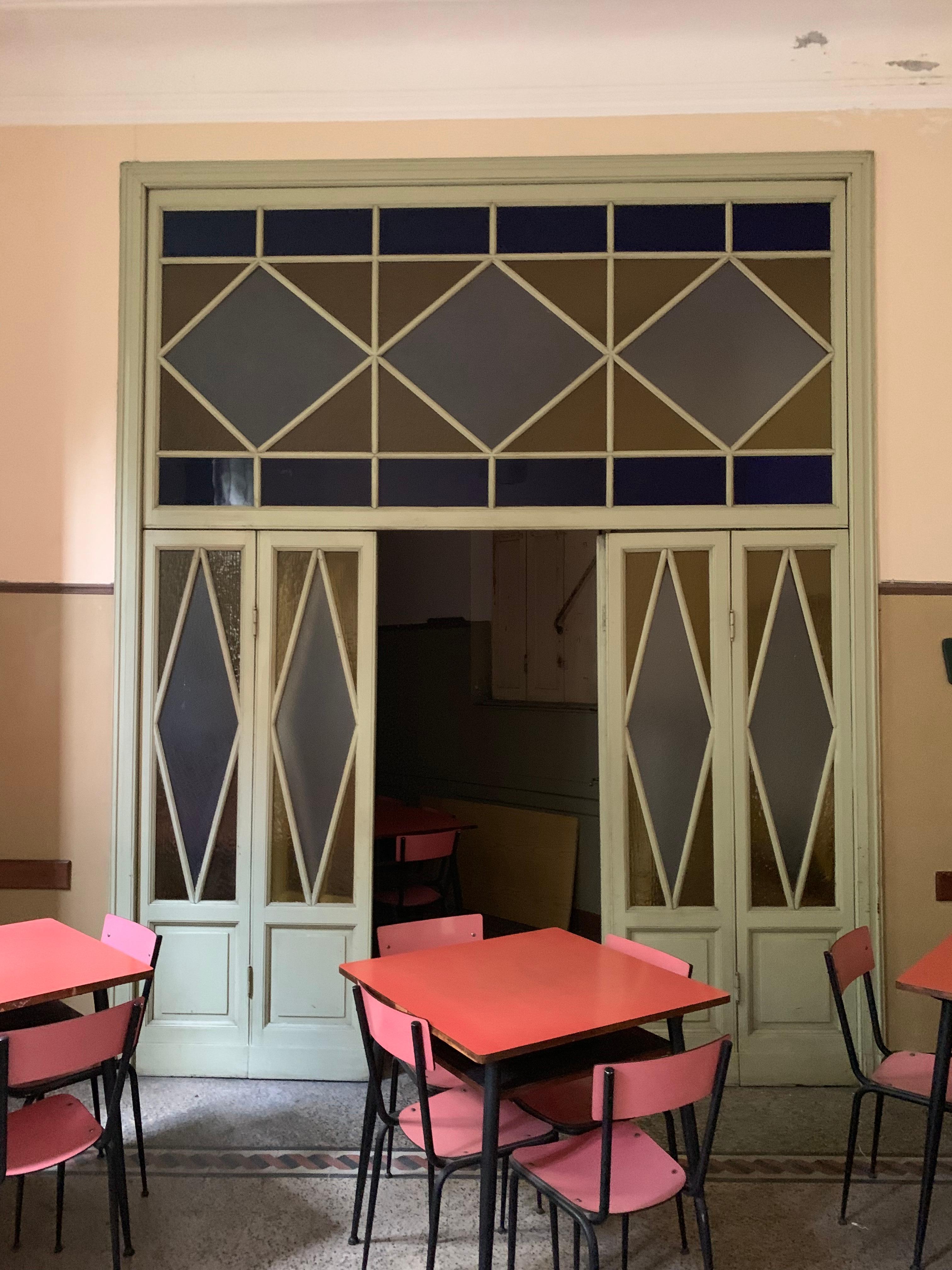 Vintage Door 1950s 'Italian Osteria' - Decorative Door - Artistic Door - Italian For Sale 4