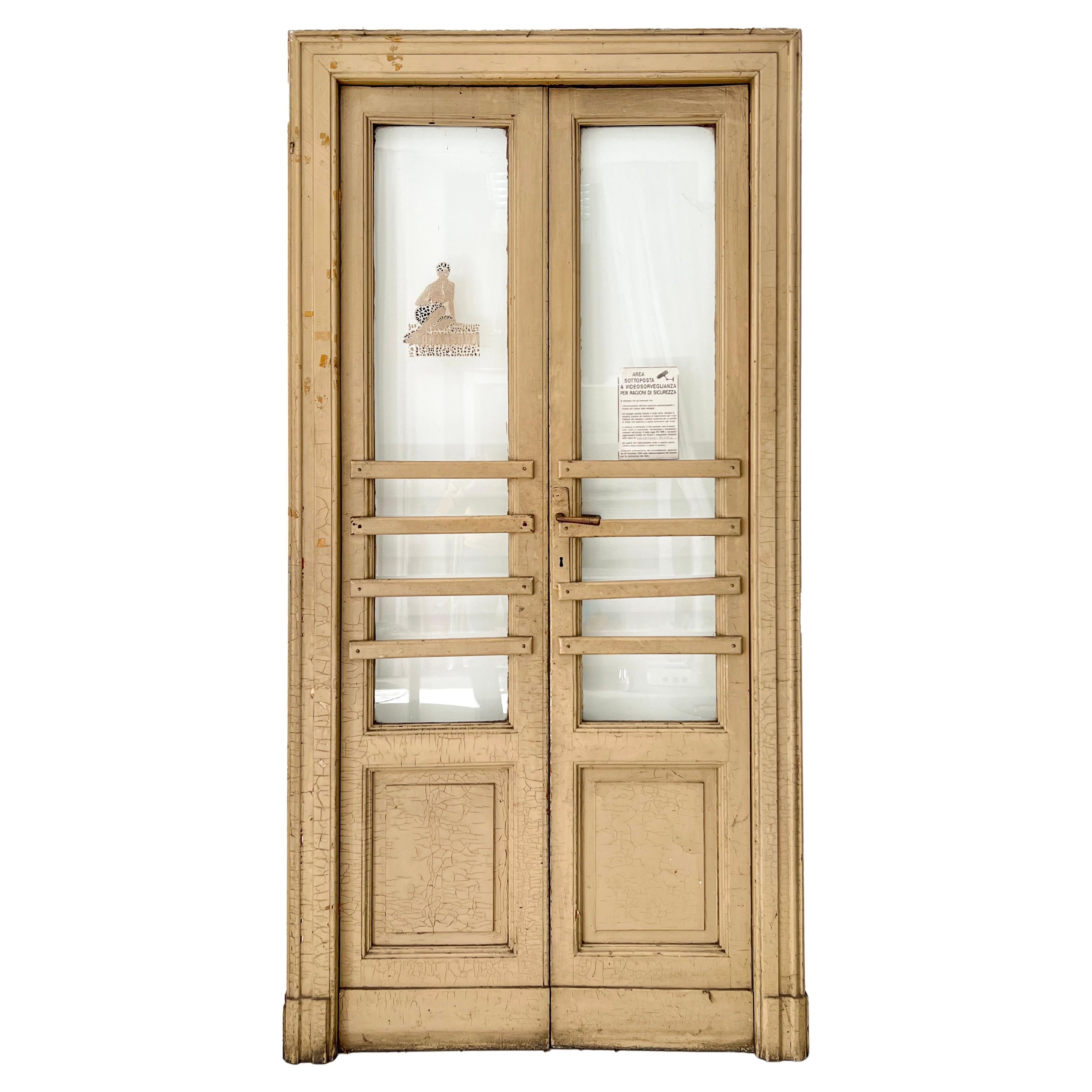 Vintage Door 1950s 'Italian Osteria' - Decorative Door - Artistic Door - Italian For Sale