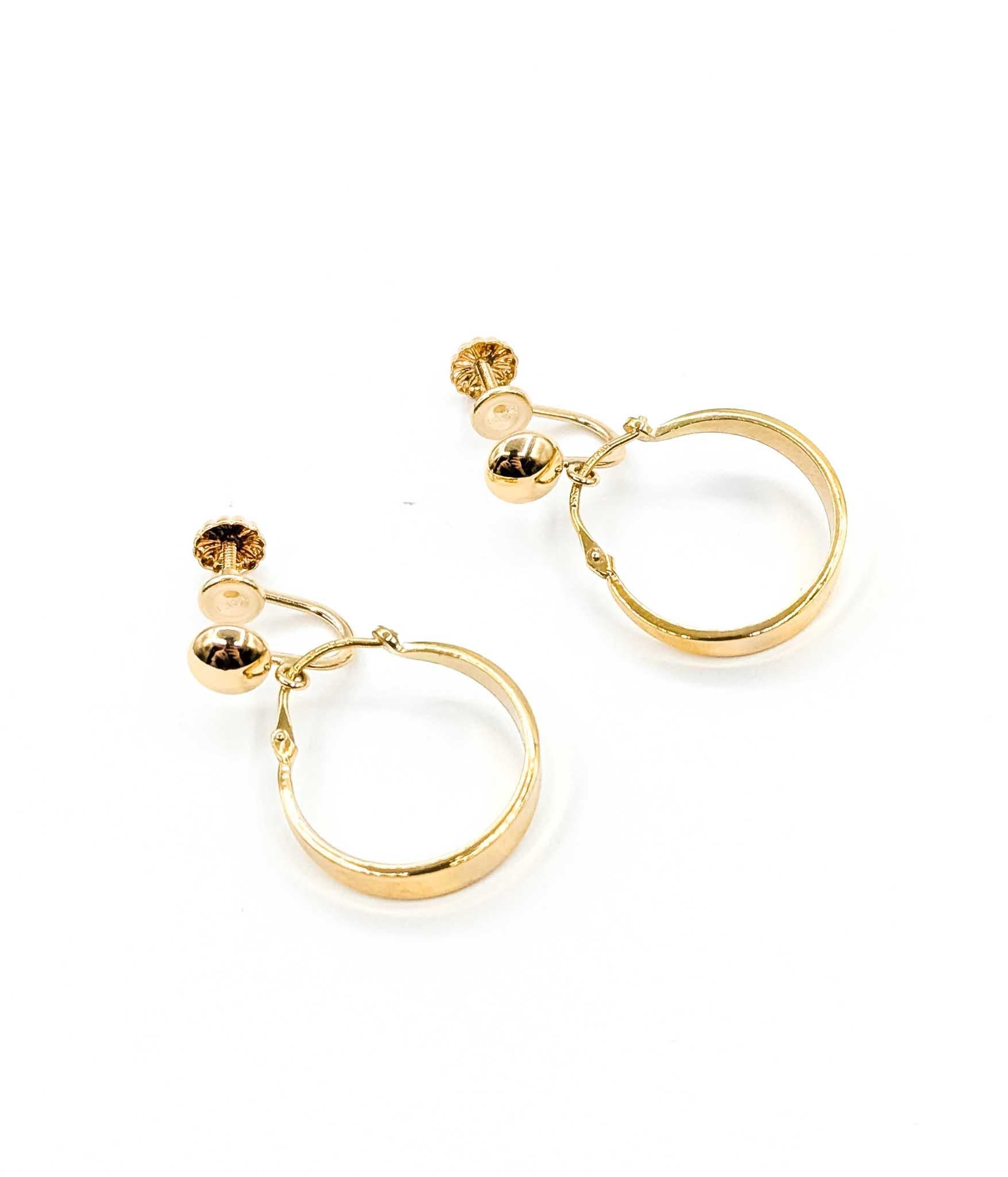 Rétro Boucles d'oreilles 