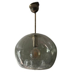Vintage Doria Leuchten handmade yellyfish lamp