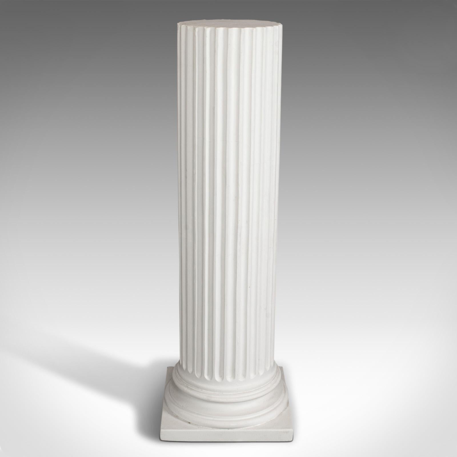 Vintage Doric Column, Architectural, Plaster, Classical In Good Condition In Hele, Devon, GB