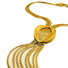Vintage D'orlan Long Tassel Necklace 1960s