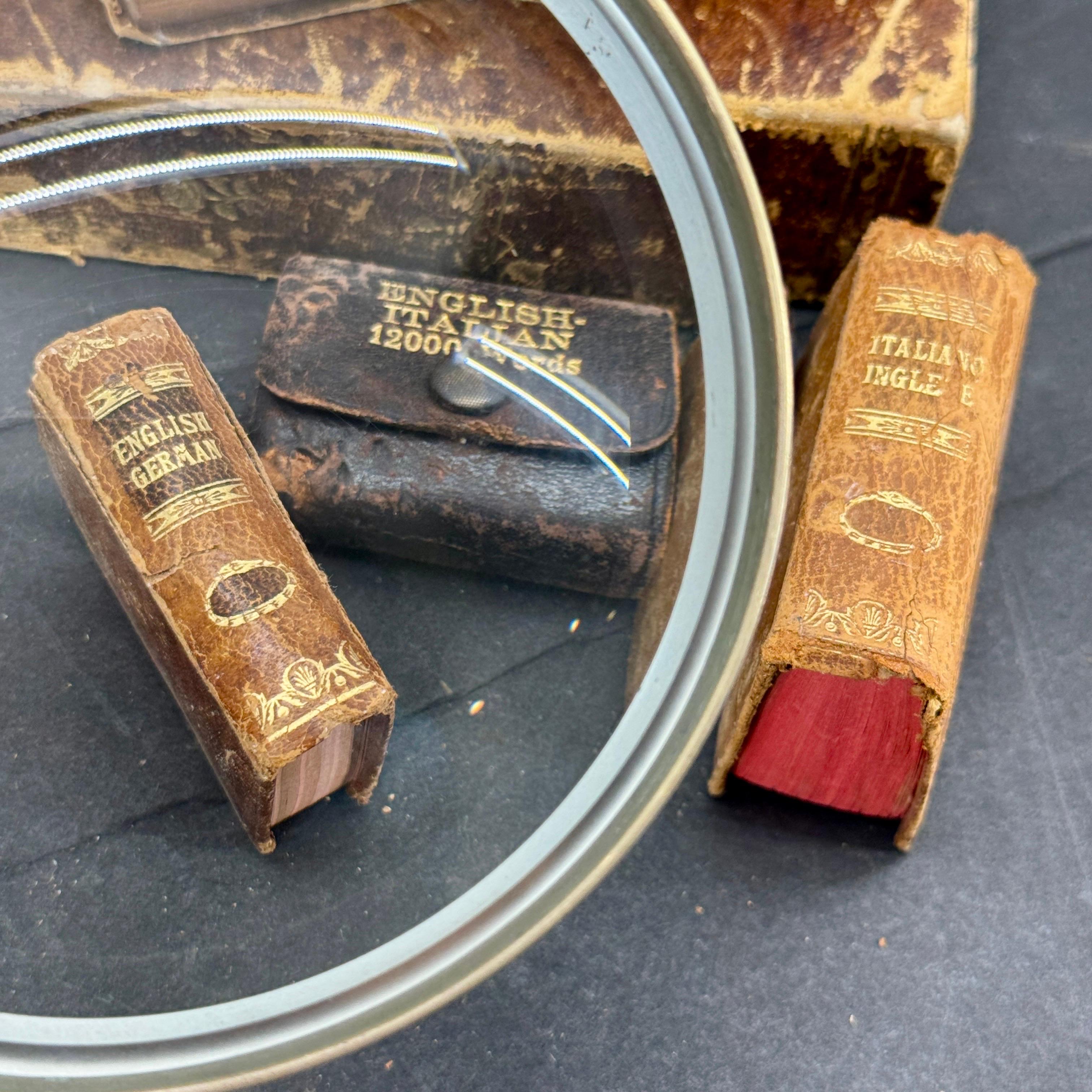Lente d'ingrandimento doppia concava vintage con imbottitura Louis Vuitton in vendita 3