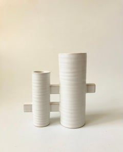 Vintage Double Cylinder Ikebana Vase
