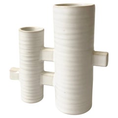 Vintage Double Cylinder Ikebana Vase