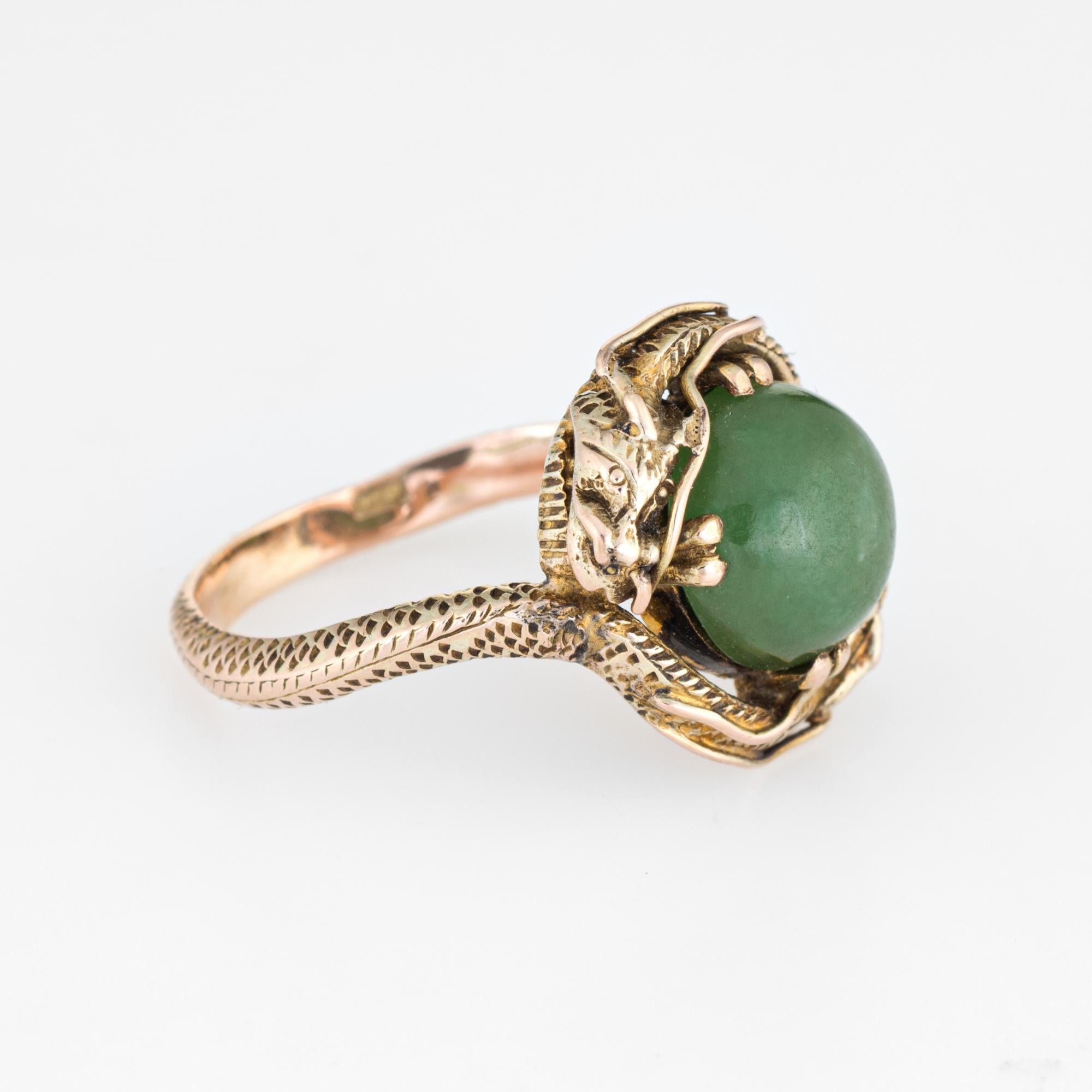 jade dragon ring