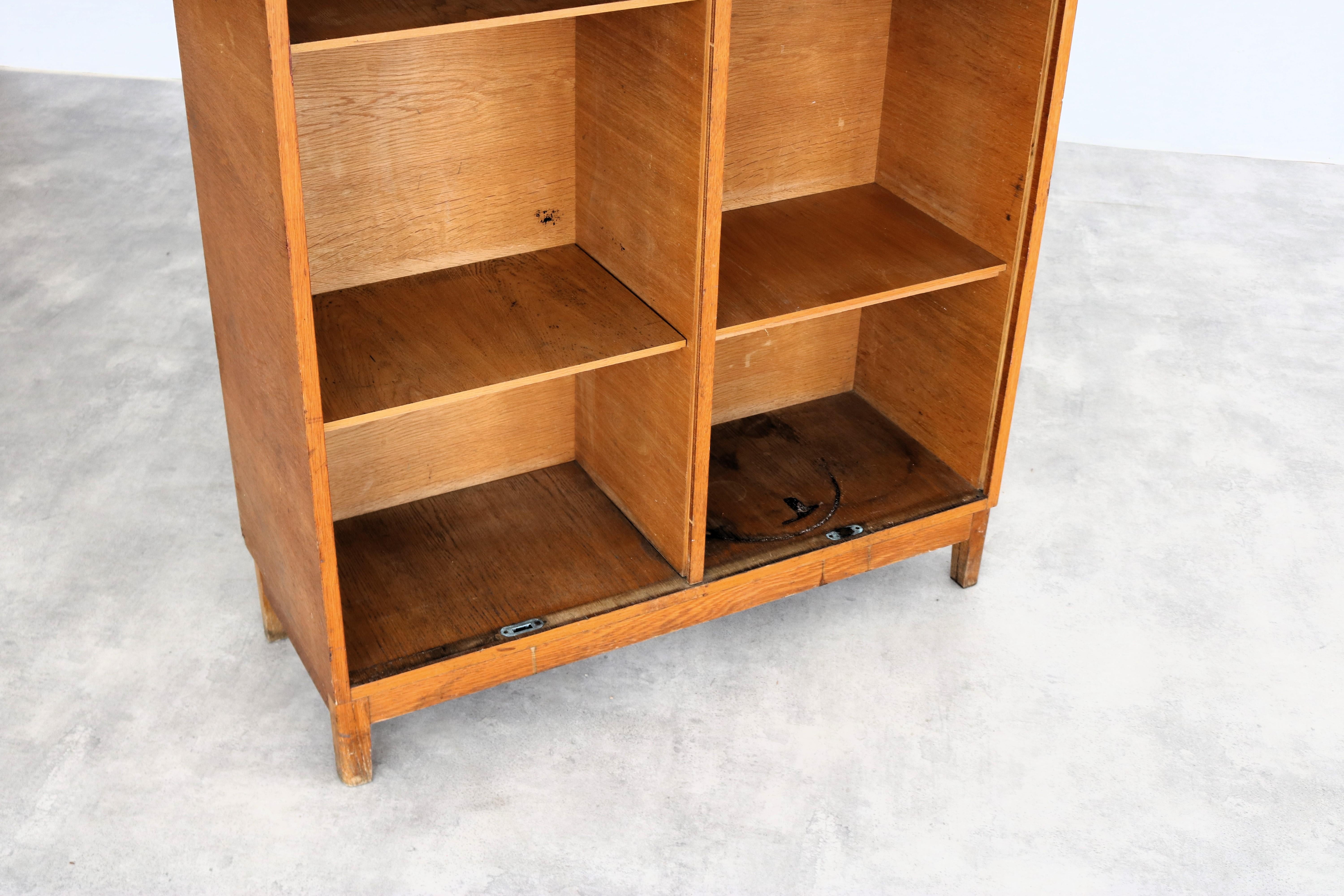 vintage double filing cabinet  cupboard  1950s  Swedish 5