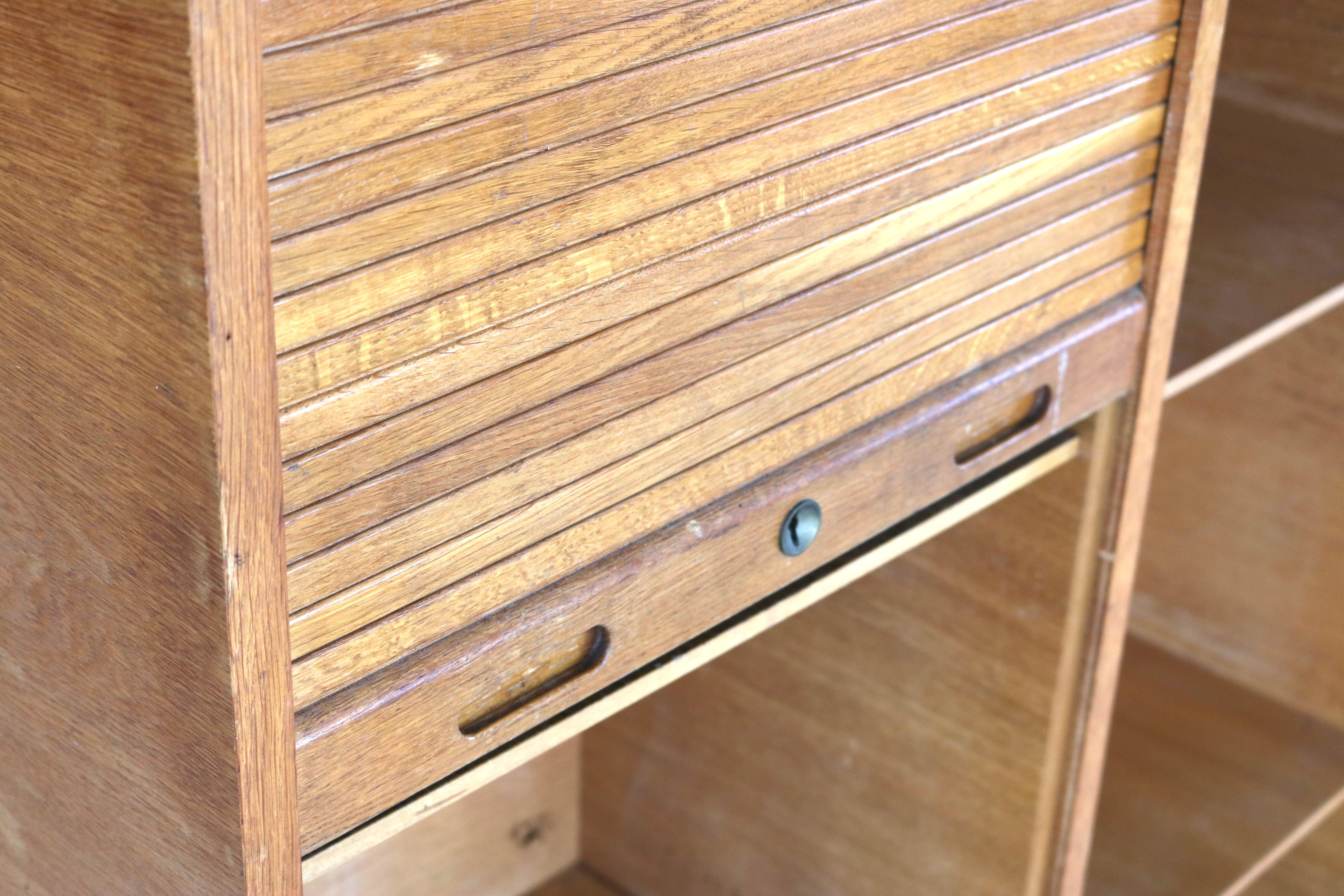 vintage double filing cabinet  cupboard  1950s  Swedish 6