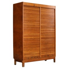 vintage double filing cabinet cupboard 1950s Swedish