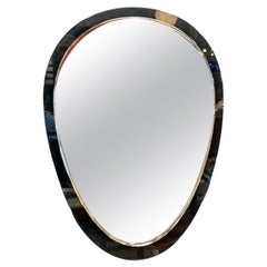Vintage Double Glass Italian Wall Mirror by Cristal Arte