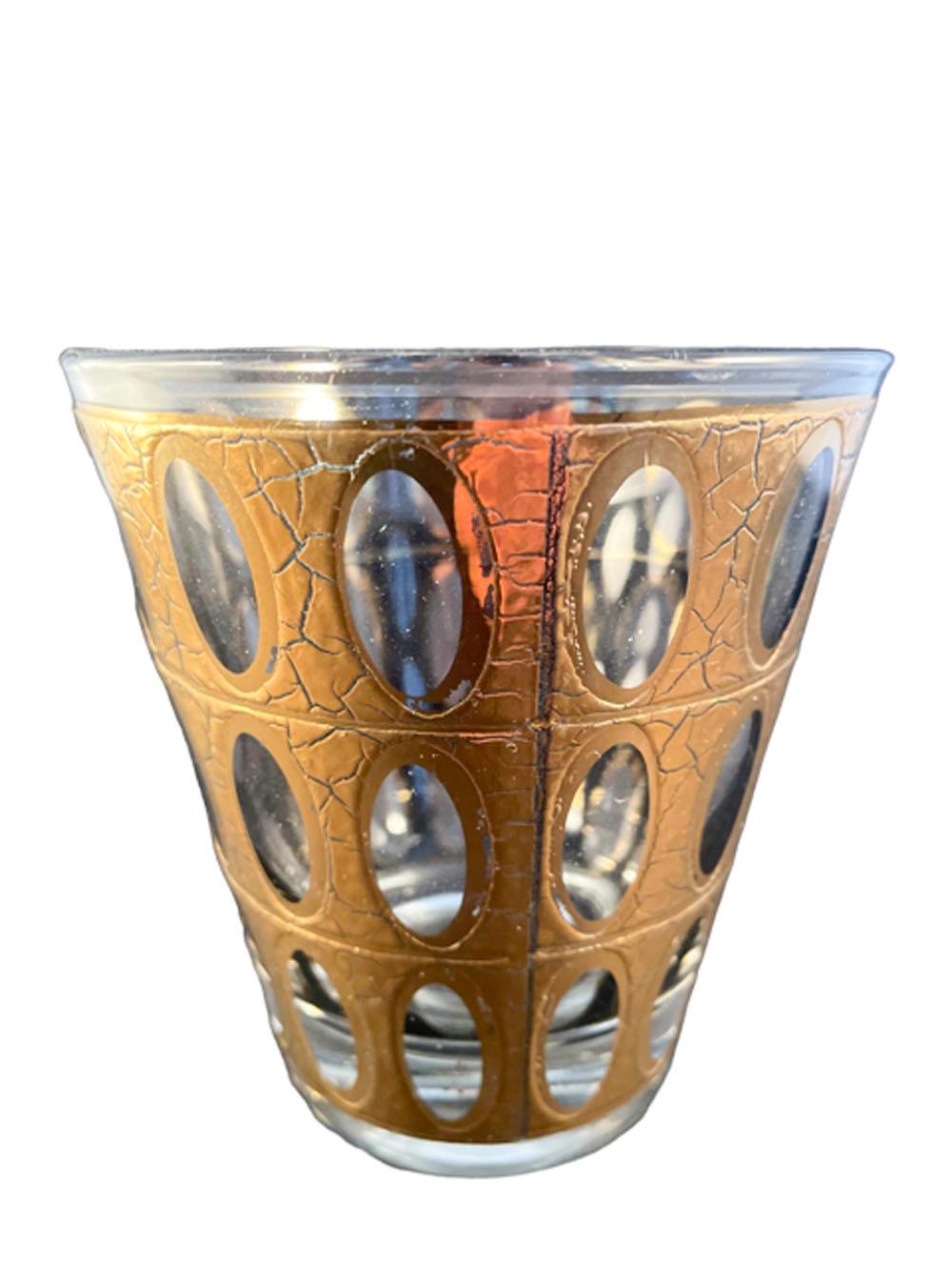 Vintage Double Old Fashioned Glasses by Culver, LTD in the 'Pisa' Pattern 1