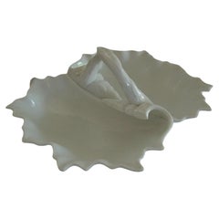 Vintage Double Shell Form glasierten Eisenstein servieren Dish - K.K. - 20.