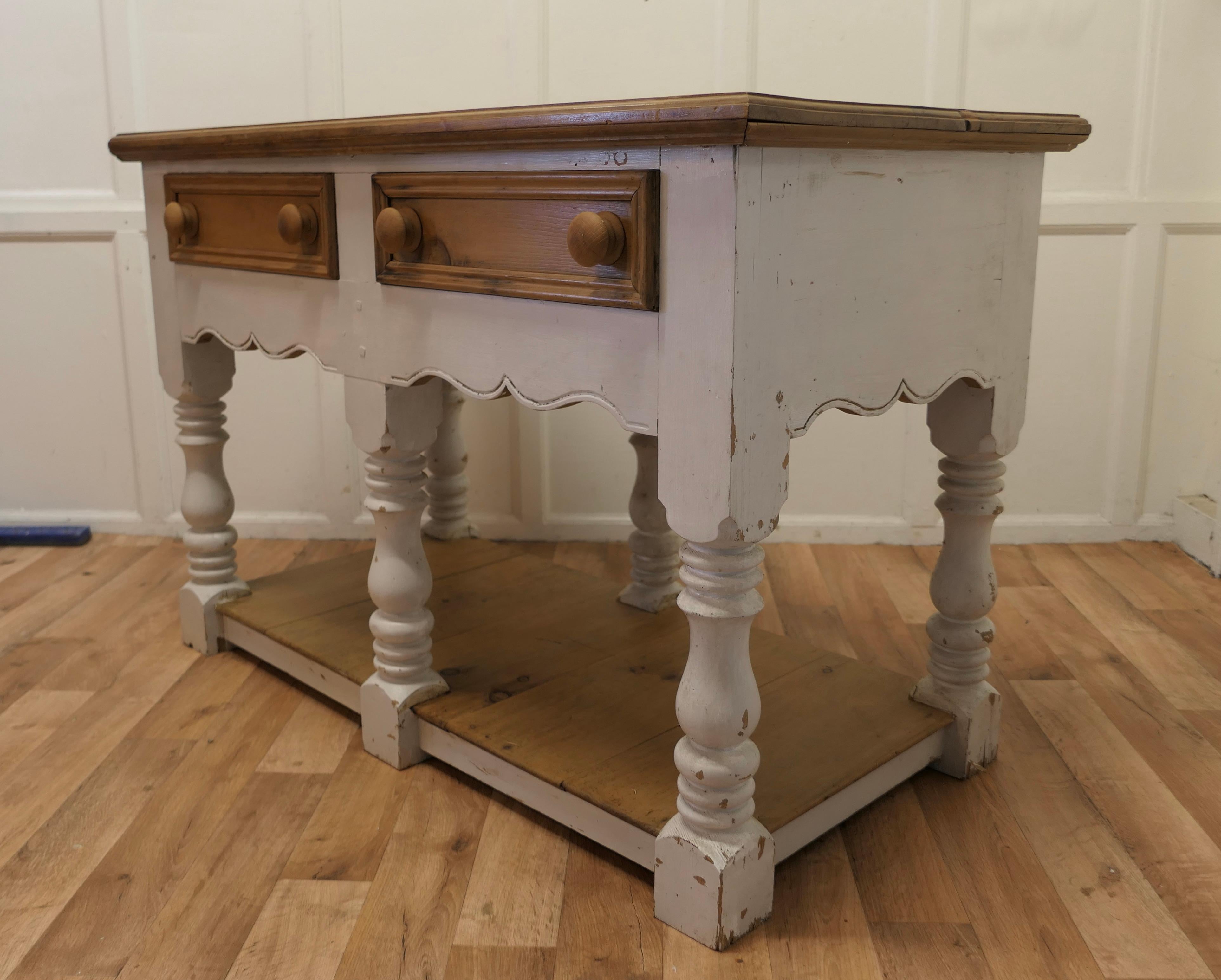double sided kitchen island