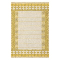 Vintage Double Sided Swedish Kilim Rug. Size: 4 ft 5 in x 6 ft 3 in