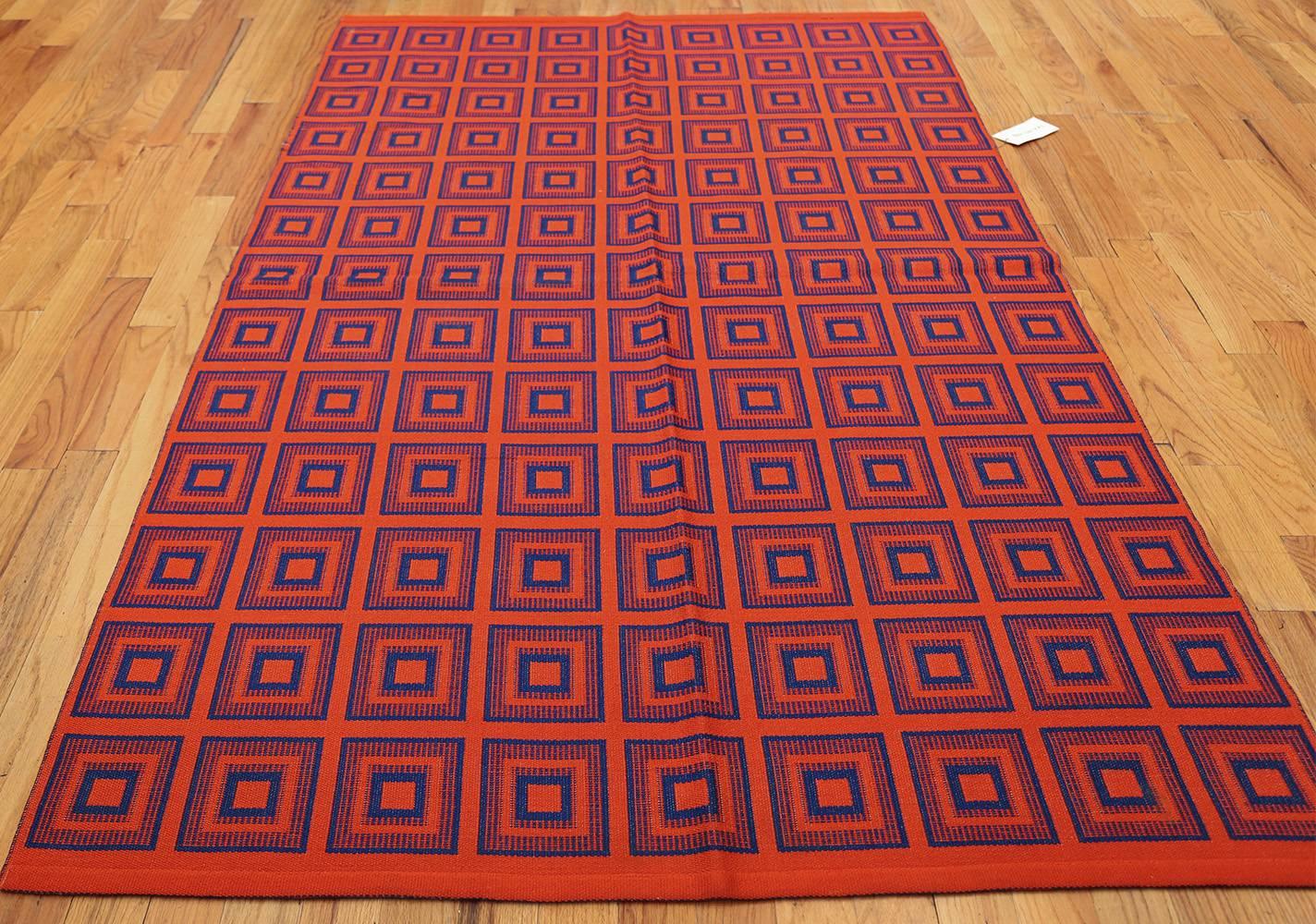 Artistics Square Design Double Sided Kilim svedese 5' x 7'8