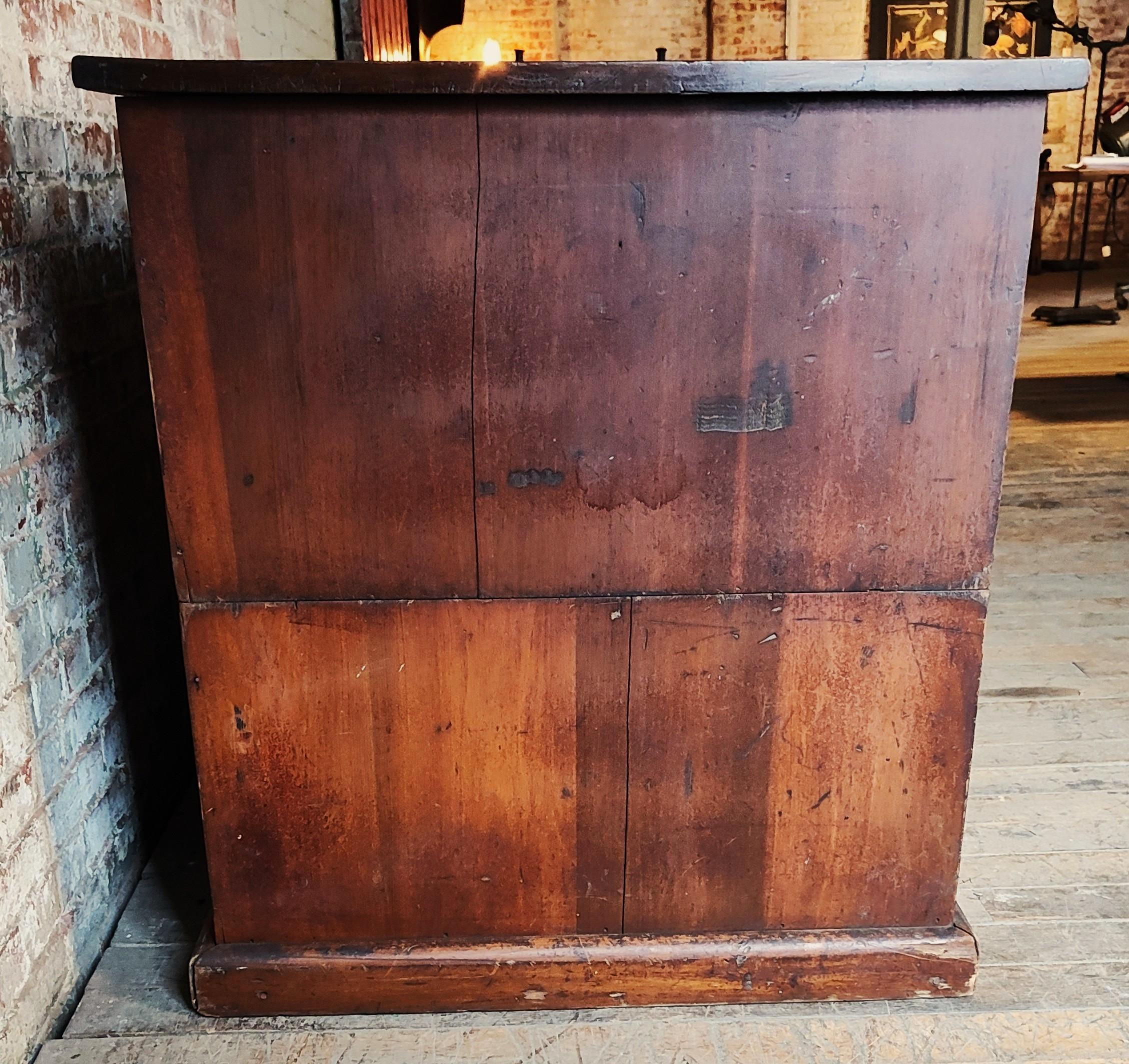 Vintage Double Stack Flat File with Brass Handles 9