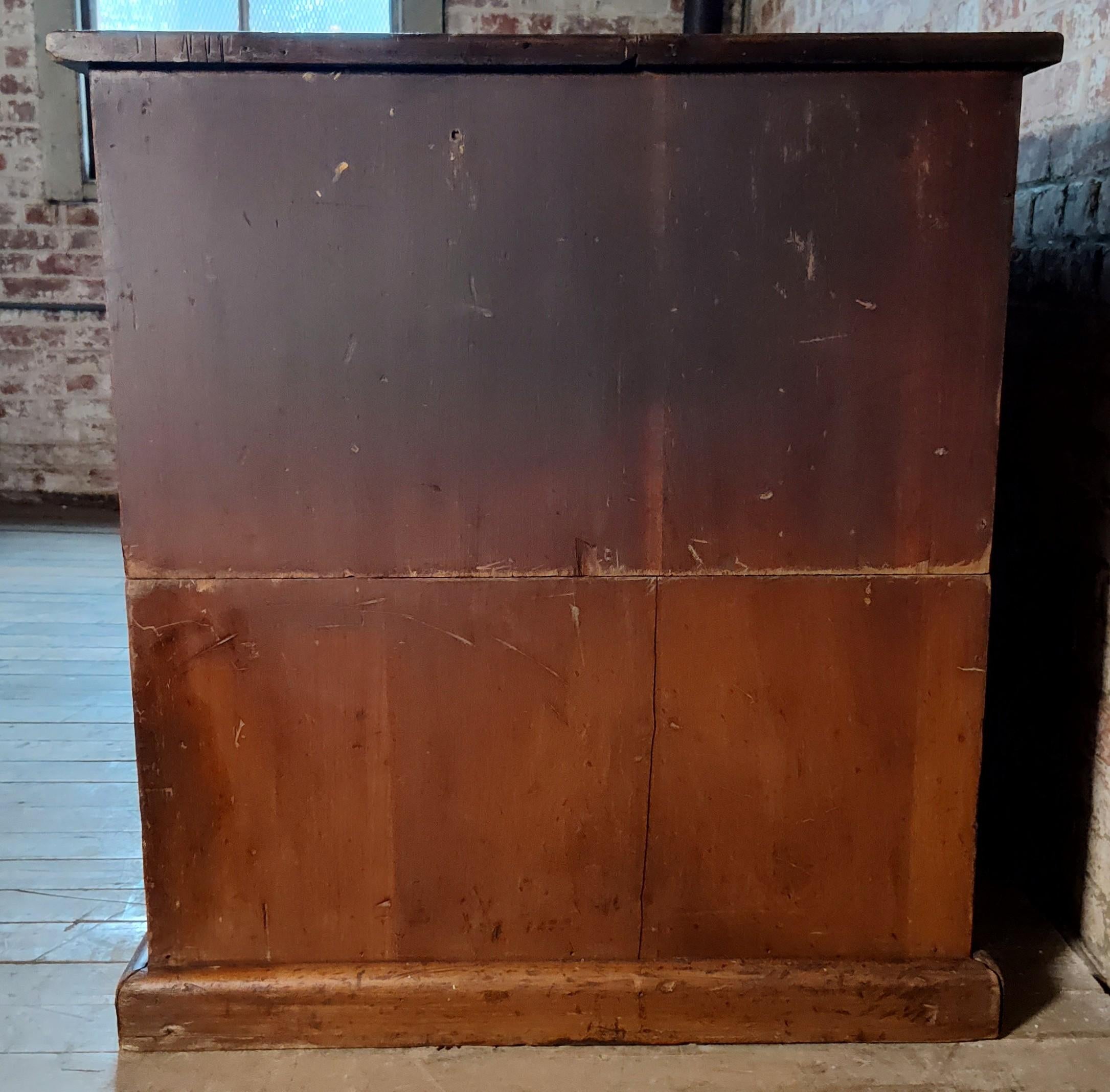 Vintage Double Stack Flat File with Brass Handles 11