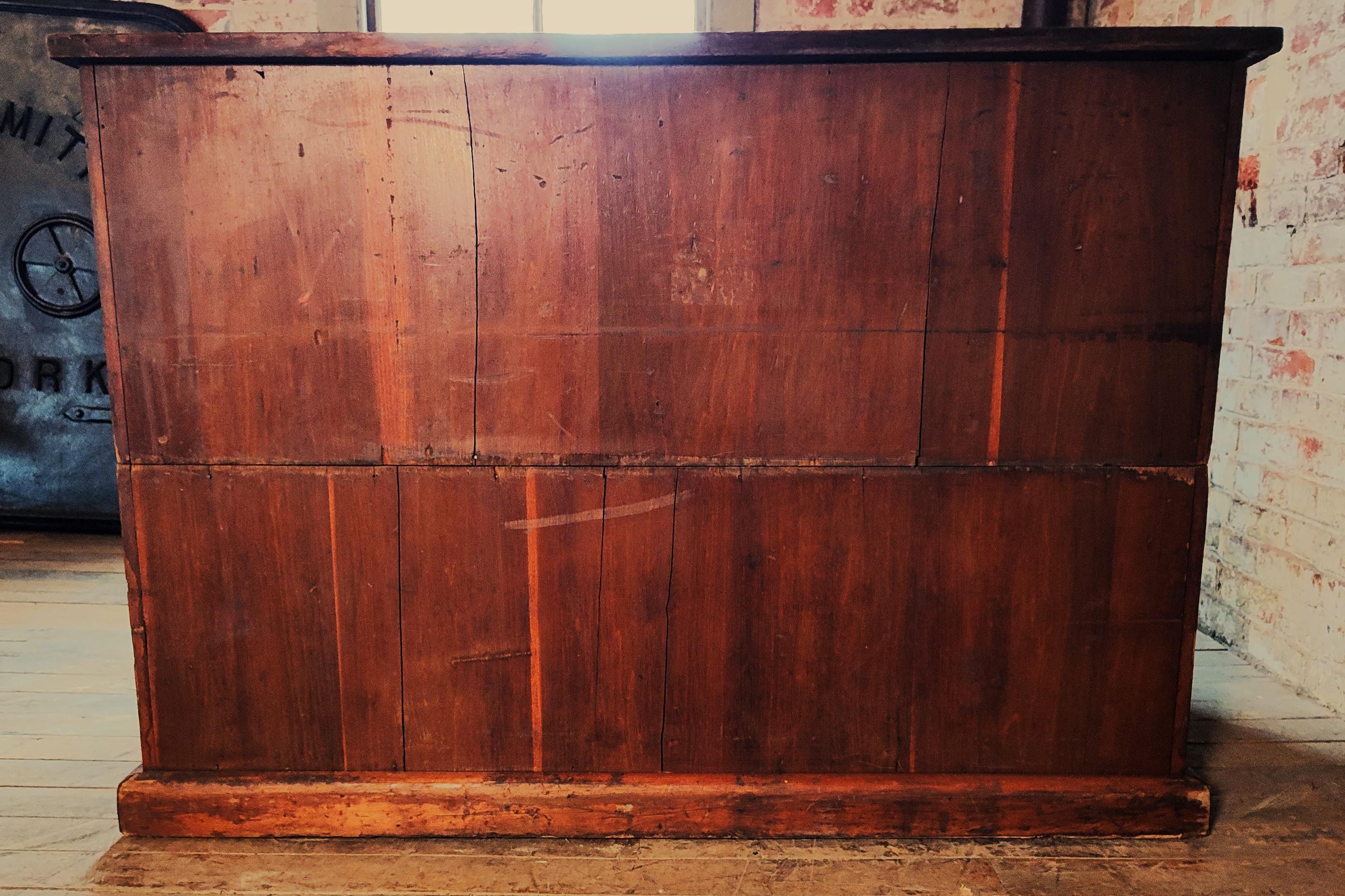 Vintage Double Stack Flat File with Brass Handles 13