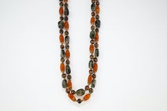 Vintage Double Strand Beaded Necklace by Original by Robert, Signed, circa 1950s