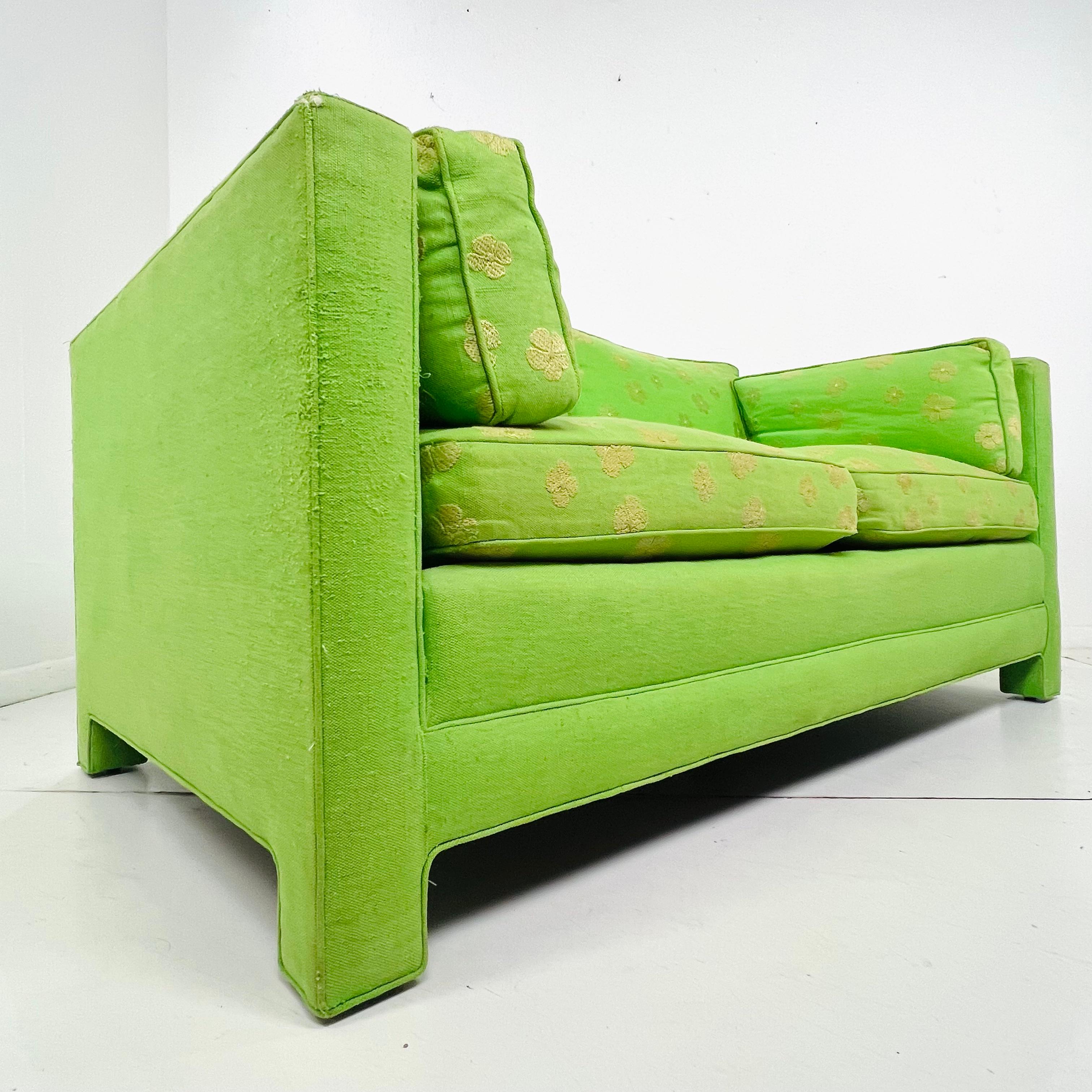 Mid-Century Modern Causeuse Vintage Downs en vente