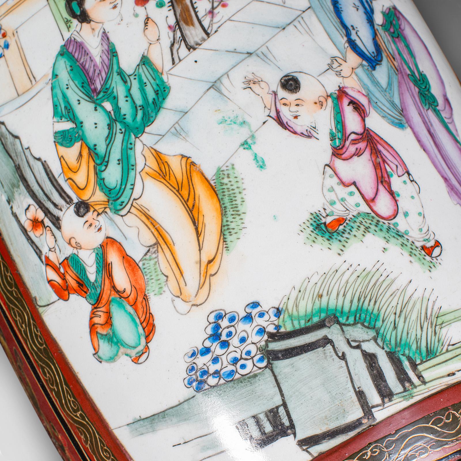 Coffre Dowry oriental, boîte gigogne, céramique, art déco, rangement, vers 1930 en vente 4