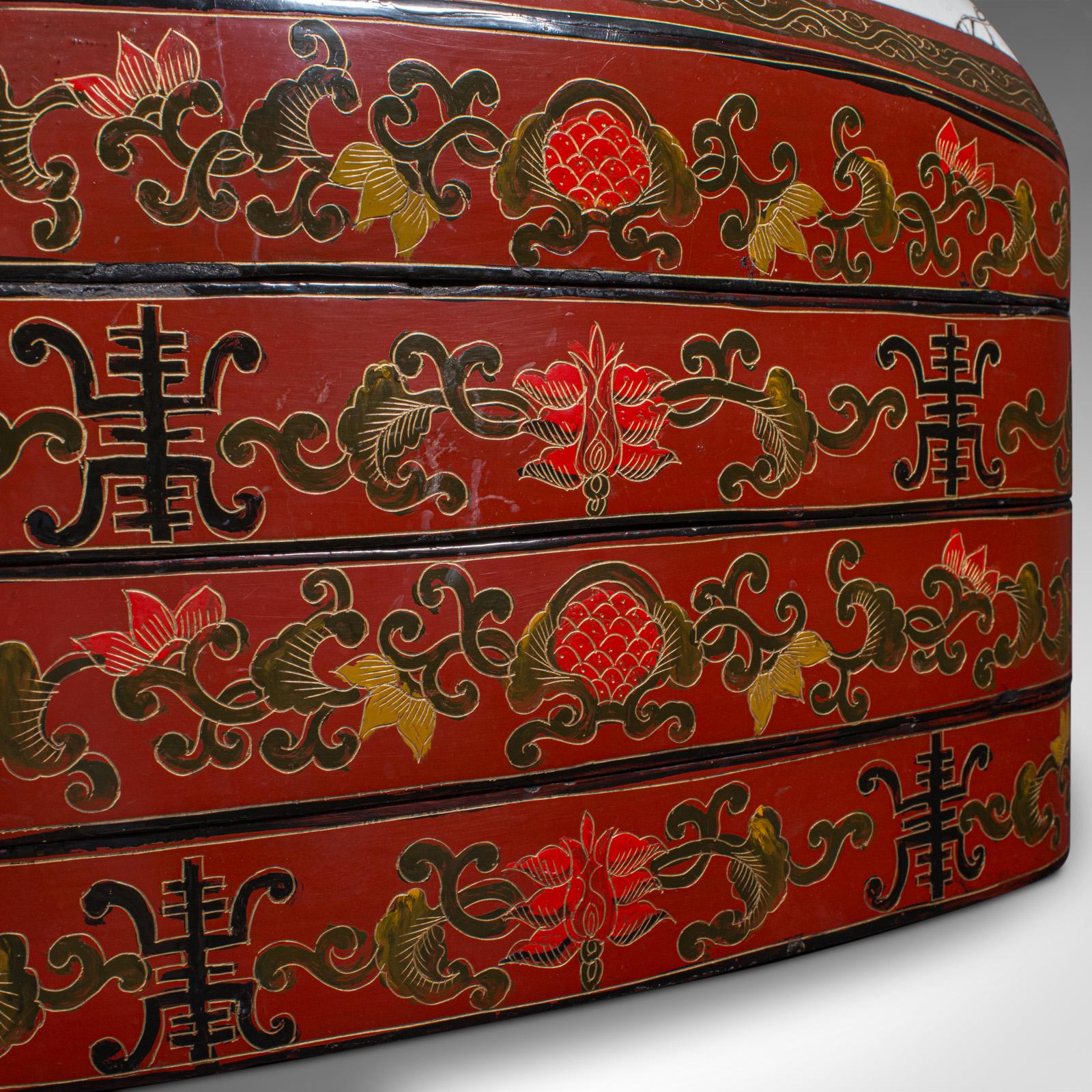 Coffre Dowry oriental, boîte gigogne, céramique, art déco, rangement, vers 1930 en vente 5