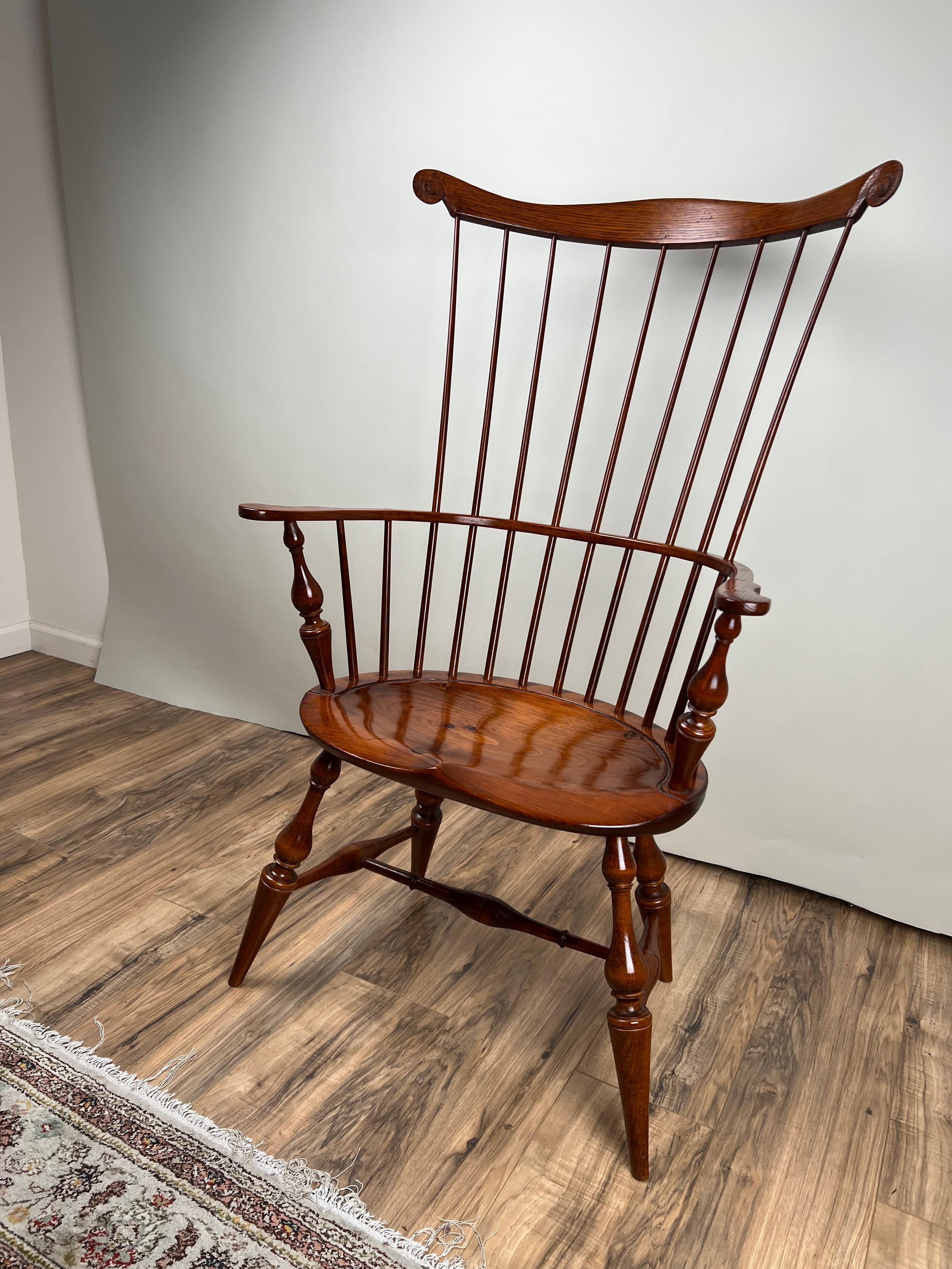 By D. A. Dimes Comb Back Windsor Arm Chair en vente 3