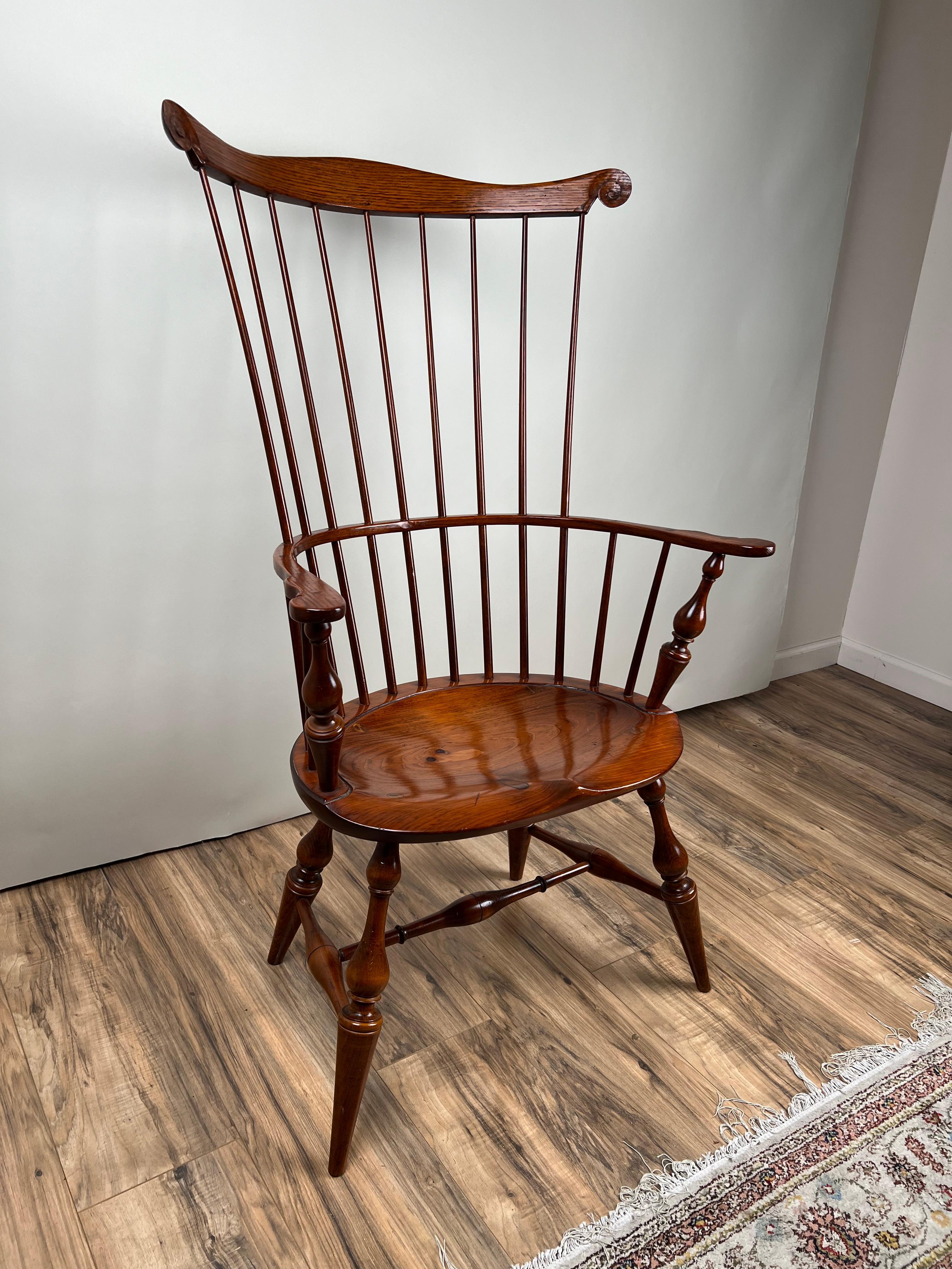 By D. A. Dimes Comb Back Windsor Arm Chair en vente 4