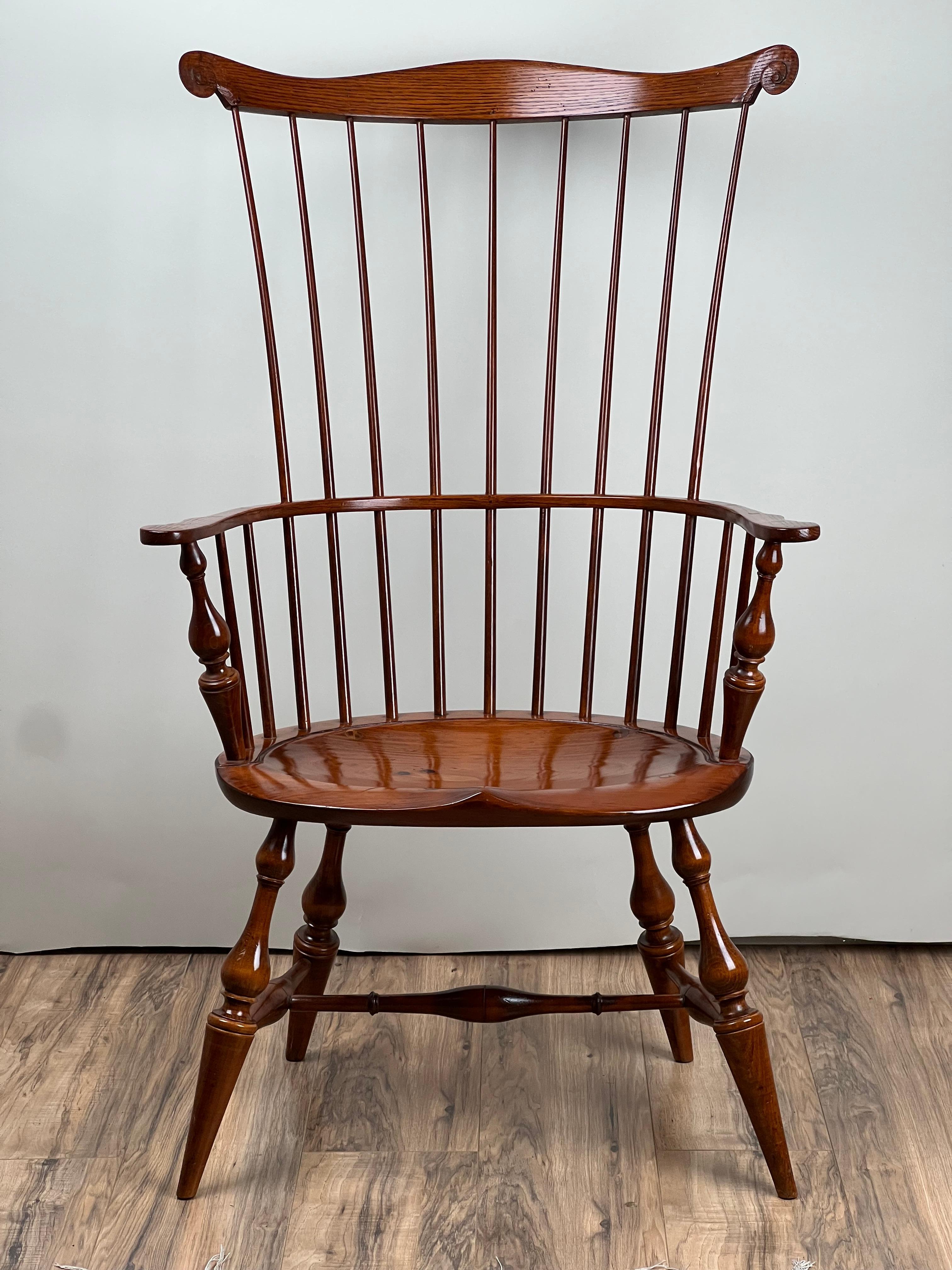 By D. A. Dimes Comb Back Windsor Arm Chair en vente 5