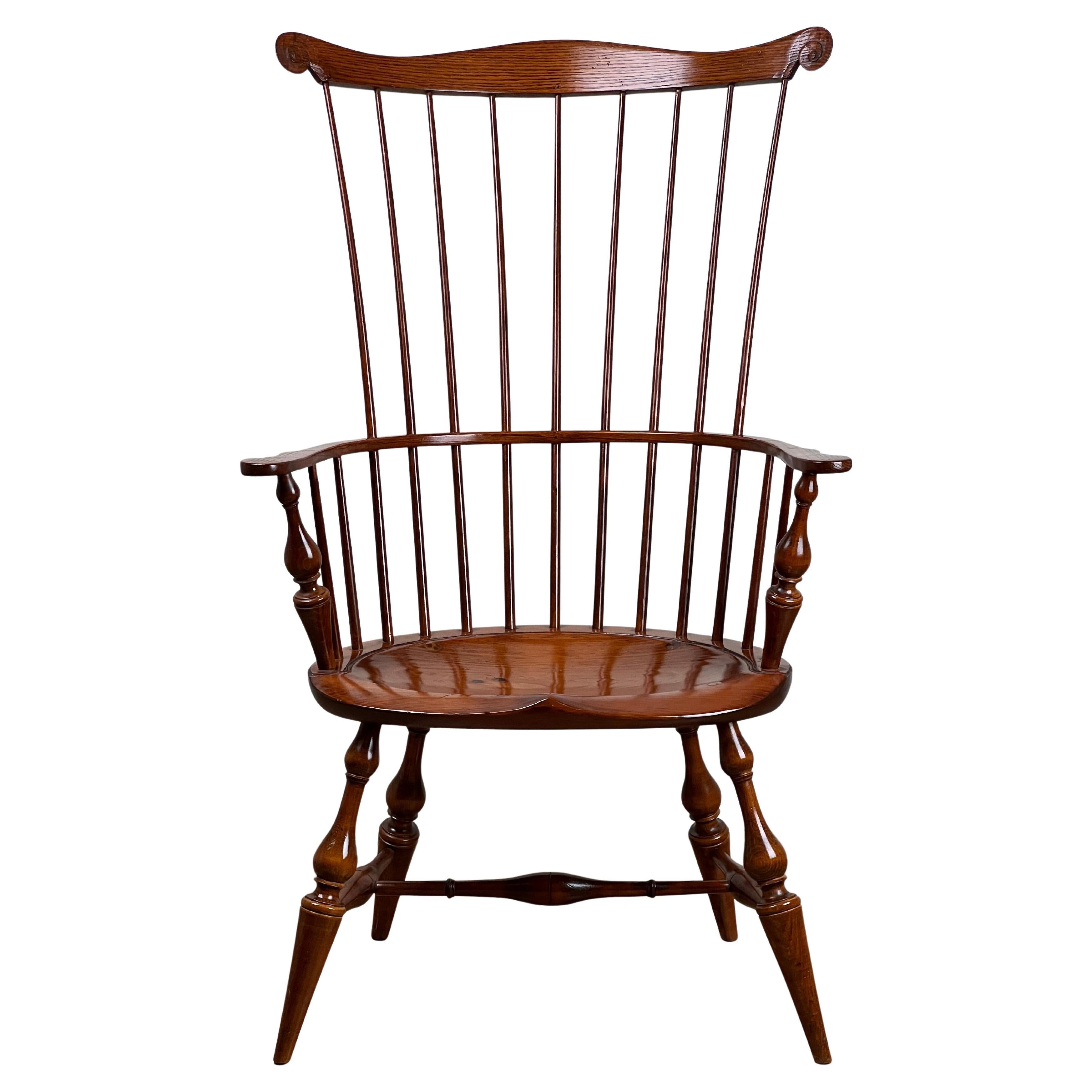 By D. A. Dimes Comb Back Windsor Arm Chair en vente