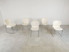 Vintage Drabert SM400 stacking chairs by Gerd Lange, 1980s