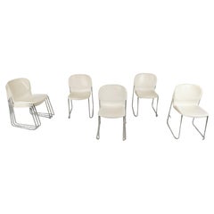 Vintage Drabert SM400 stacking chairs by Gerd Lange, 1980s